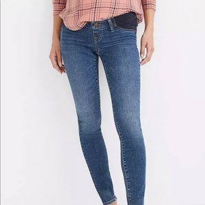 Madewell maternity classic straight denim